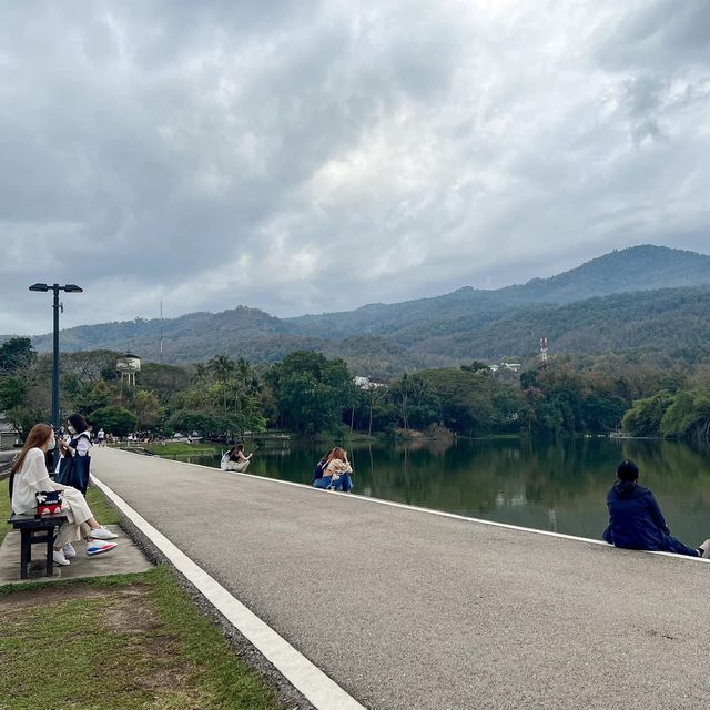 ถ่ายรูปฟิลเกาหลีที่......อ่ า ง แ ก้ ว มช. 💚☁️ 