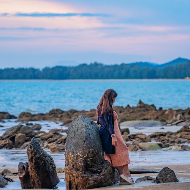 หาดเขาสะบ้า เขาหลัก จ.พังงา หินแปลก หาดสงบ