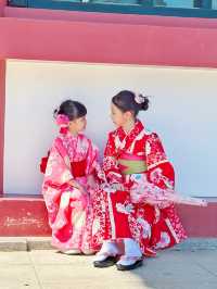 親子和服體驗 @ 大阪四天王寺