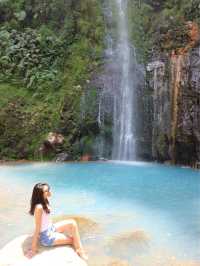 Blue Waterfall in Bogor Indonesia  
