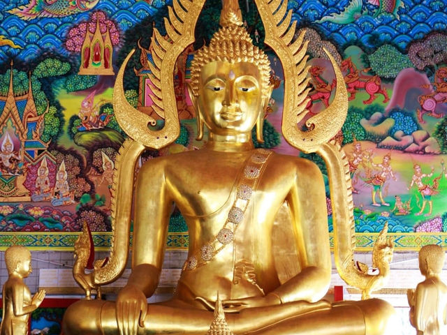เที่ยวโบสถ์สีน้ำเงิน ณ วัดปากน้ำแขมหนู 🙏🏻🙏🏻