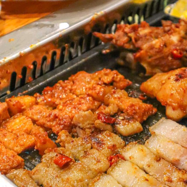 ร้านบุฟเฟ่ต์เกาหลี ไม่จำกัดเวลา คุ้มมาก!