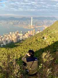 香港太平山 西高山日落