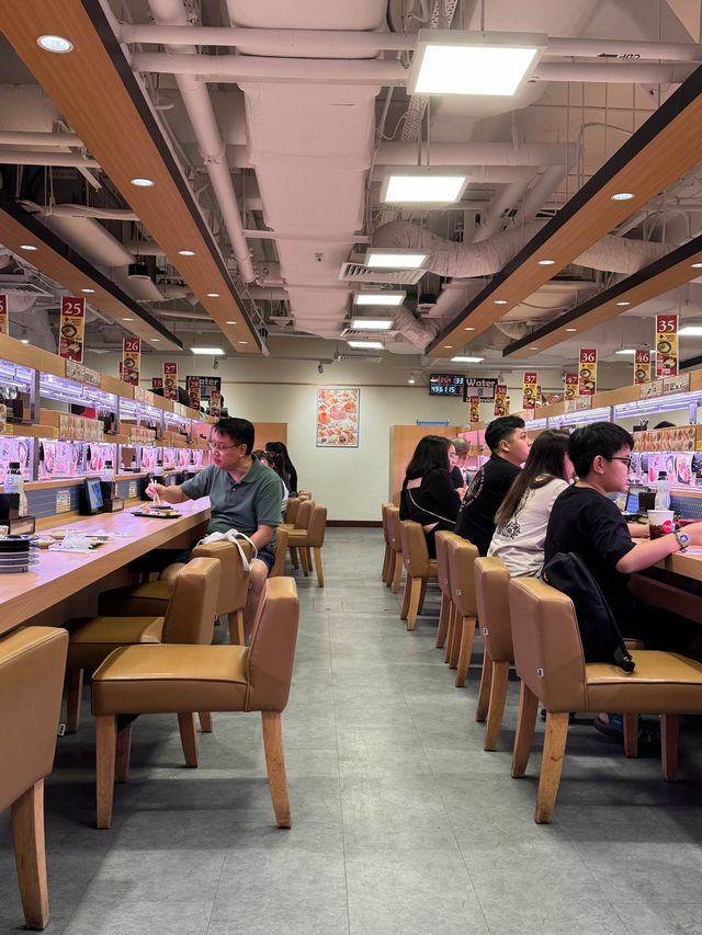 Favorite conveyor belt sushi!