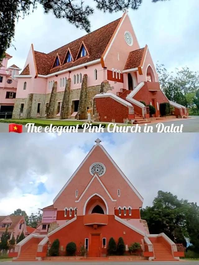 🇻🇳 The elegant Pink Church in Dalat