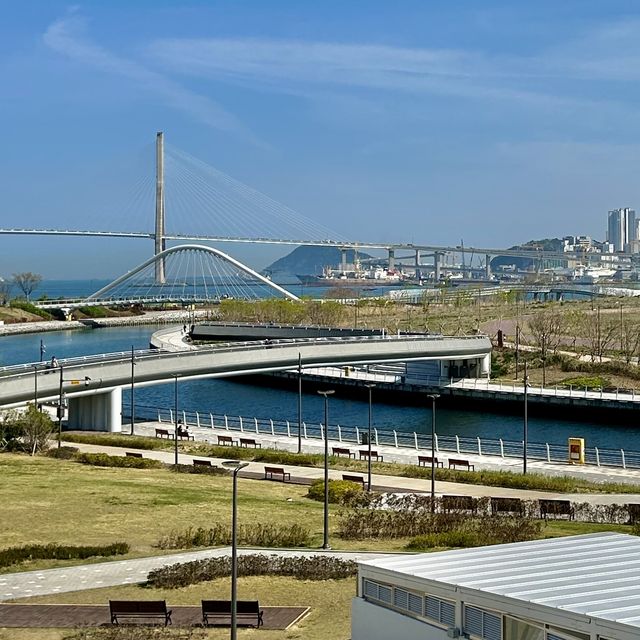 부산항 전경이 펼쳐지는 이곳, 친수공원☘️