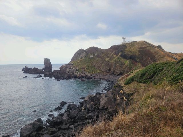 Strolling at Seopjikoji at Jeju Island