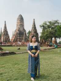 แต่งชุดไทย เที่ยววัดไชยวัฒนาราม อยุธยา