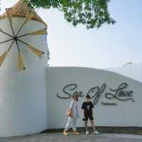 Sea Of Love Pattaya คาเฟ่สไตล์ซานโตรินี 