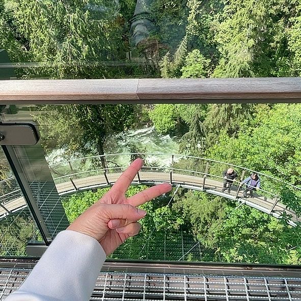 North Vancouver에 자연경관이 멋진 공원Capilano suspension Bridge Park