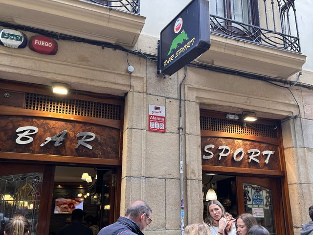 Bar Sport @サンセバスチャン🍽️