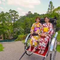 【愛知 犬山】コスパ抜群の人力車👩‍💻犬山城下町を浴衣でぶらり！👒💕