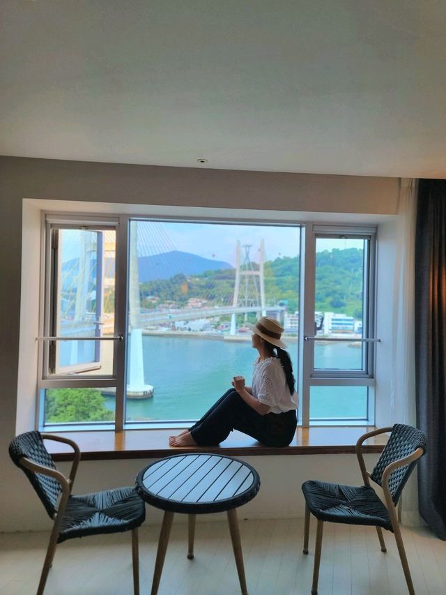 야외수영당뷰까지 대박 멋진 여수 호캉스명소🫧