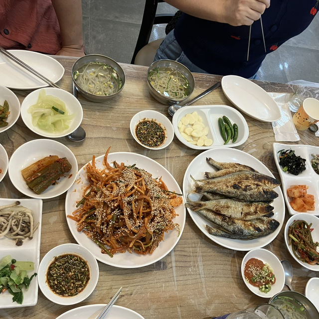 가을 전어를 풀코스로 즐길수 있는 망덕백운횟집!
