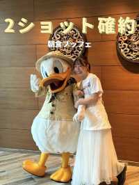 【2ショット確約✨】ディズニーの朝食でドナルドに会えたの最高すぎる話！！