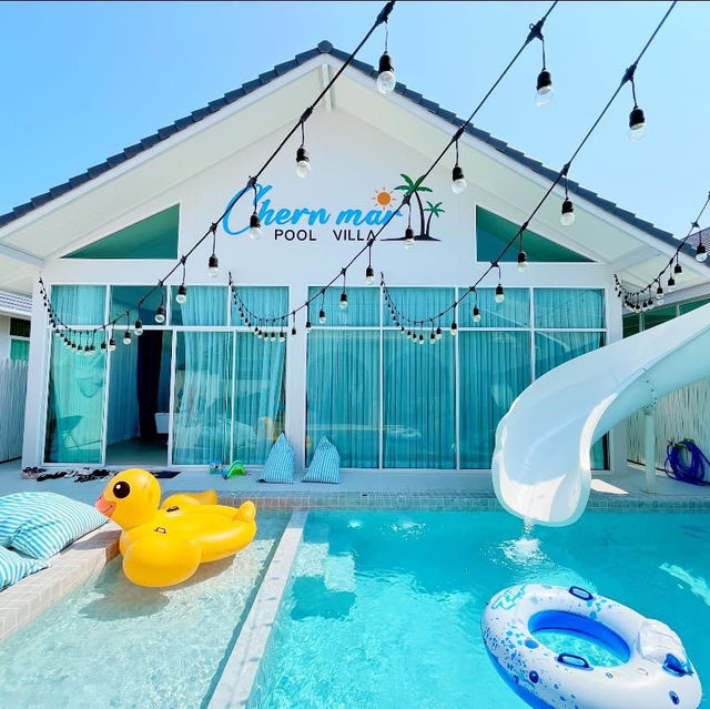 พูลวิลล่าเปิดใหม่ที่ชะอำ Chern Mar Pool Villa 🏖️