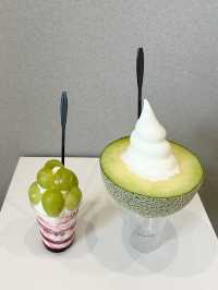【福岡アイス】期間限定メロンとぶどうのアイス🍦 