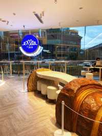 Giant croissant in the mall 🥐🥐