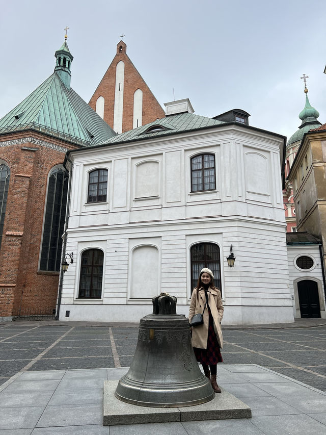 Timeless Charm: Warsaw's Old Town on a Gloomy Day