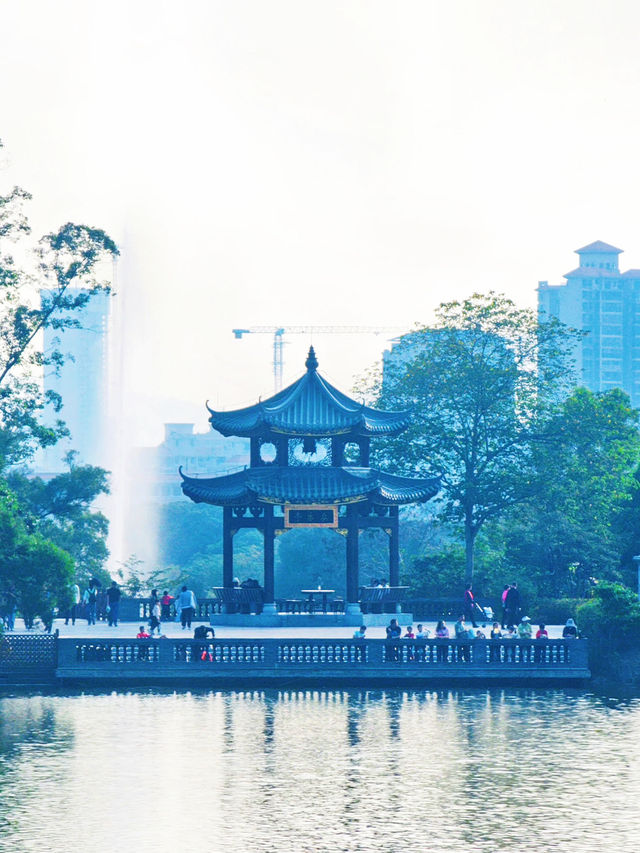 珠海景點推薦：香山湖公園的自然美景與休閒體驗🌳
