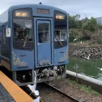 【静岡】天竜浜名湖鉄道  浜名湖佐久米駅の冬❄️