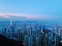 The Peak: From Fiery Sunset to Glittering Skyline ✨🌆