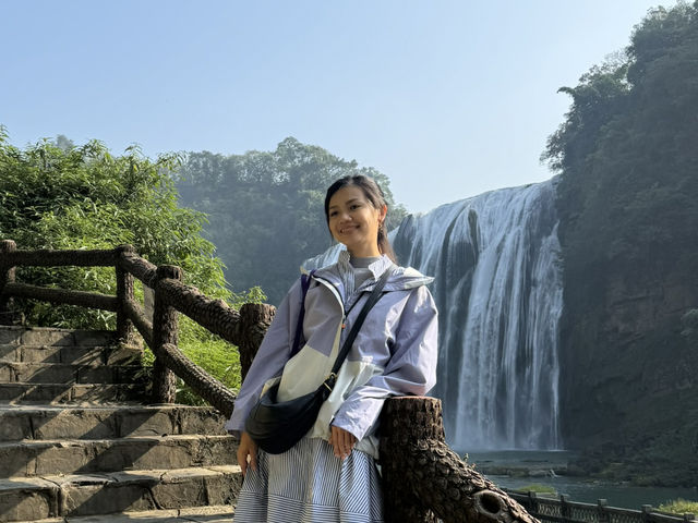 8 AM Magic at Huangguoshu: Escalators, Mist & the Raw Power of China’s Greatest Waterfall!