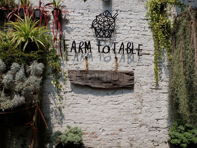  ร้าน Farm to Table Hideout  ร้านลึกลับใจกลางกรุง
