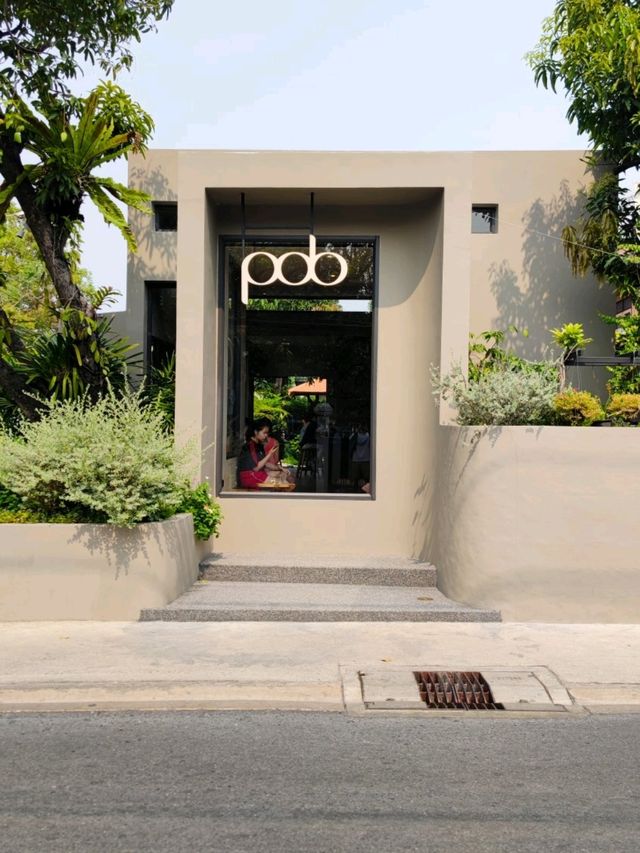 POB coffee & living space คาเฟ่ห้วยขวาง กรุงเทพ
