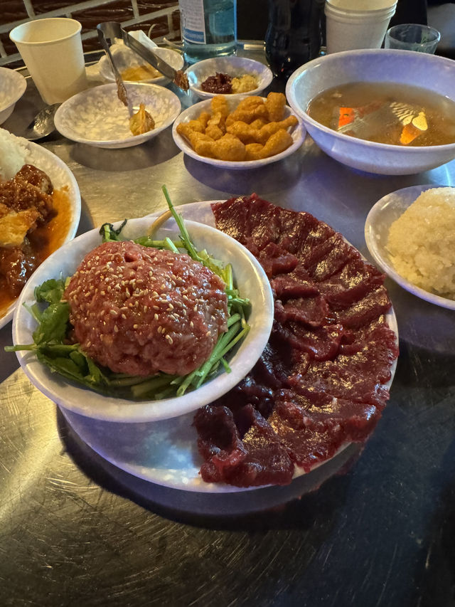 육회 좋아하는 사람이라면 정육회 경산본점 무조건 가봐야 해요