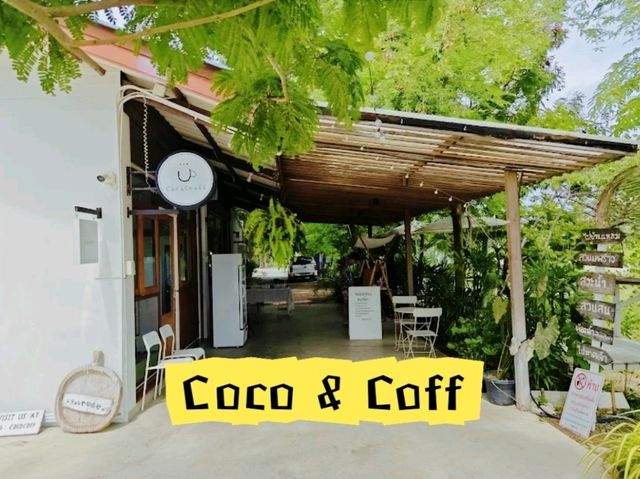 Coco & Coff ร้านกาแฟในสวนมะพร้าวและสน