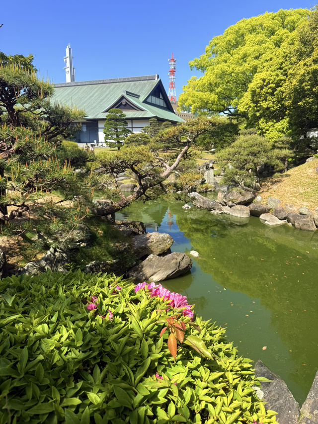 德島｜藩主怪力踩斷青石 絕美千秋閣潮汐庭園枯山水交融