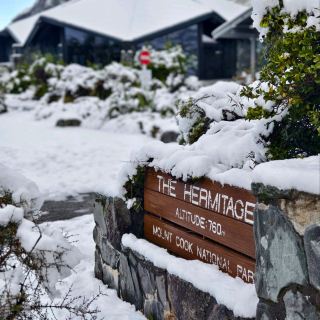 A Snowy Wonderland: Mount Cook Village in Winter’s Embrace