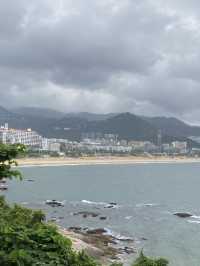 在這兒看海，看大梅沙海濱棧道，原來也很美🤩🤩