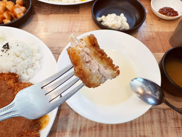 너무 커서 🎁 포장한 수제 왕돈까스 