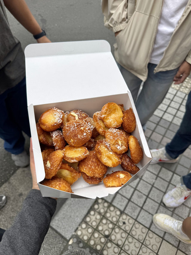 ร้านขนมชื่อดังย่านShinsaibashiที่คิวยาวมาก
