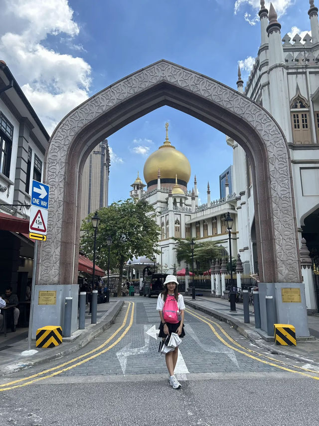 ✨แลนด์มาร์กแห่งอาหรับสตรีท Sultan Mosque 🕌