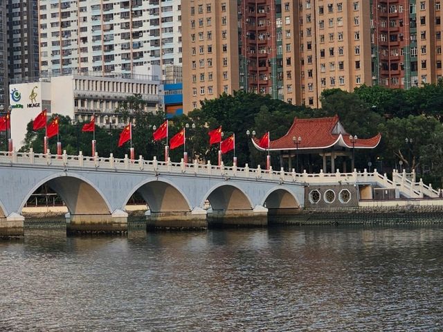 環境優美嘅城門河，無敵日落景色