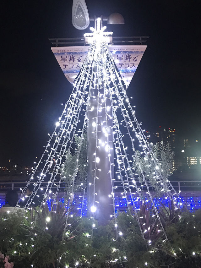「星降る魔法を横浜駅に—『はまテラス』と『ベイクォーター』で叶える幻想クリスマス」 「星降る魔法を横浜駅に—『はまテラス』と『ベイクォーター』で叶える幻想クリスマス」