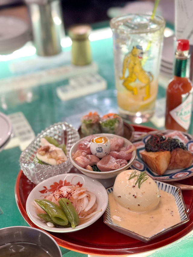 【北千住】麻雀卓がテーブルに！ユニークな居酒屋でおいしい料理を