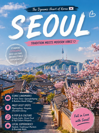🇰🇷 Seoul, South Korea | A city where tradition meets modern life✨