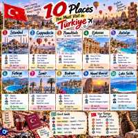🇹🇷 10 Places You Must Visit in Türkiye ✈️