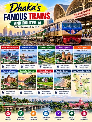 Dhaka’s Famous Trains and Routes