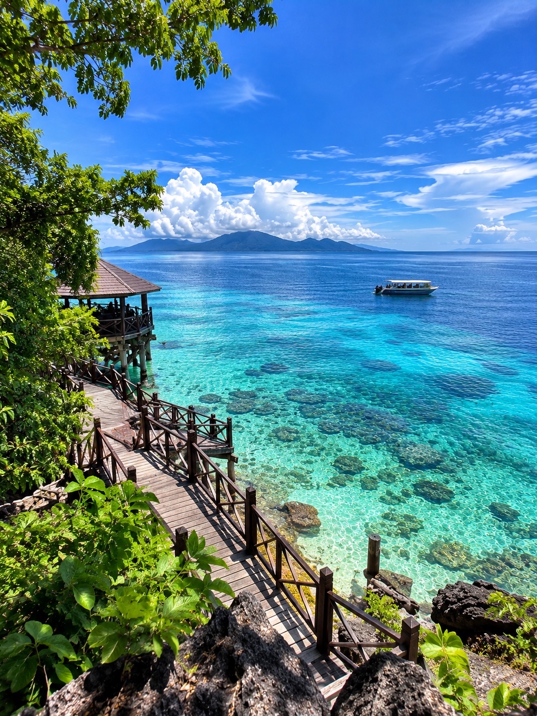 🌊💙 Sipadan Island, Malaysia: An underwater paradise that travelers from around the world dream of.