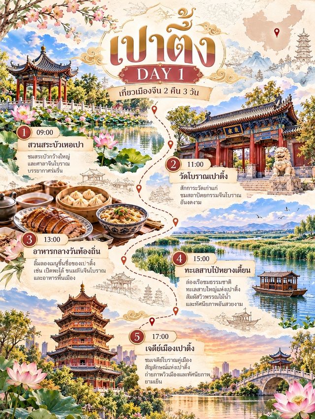 🇨🇳✨ เป่าติ้ง จีน เมืองเก่ามีเสน่ห์ เที่ยวครบ 2 คืน 3