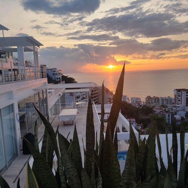 Mountaintop view of Downtown Puerto Vallarta