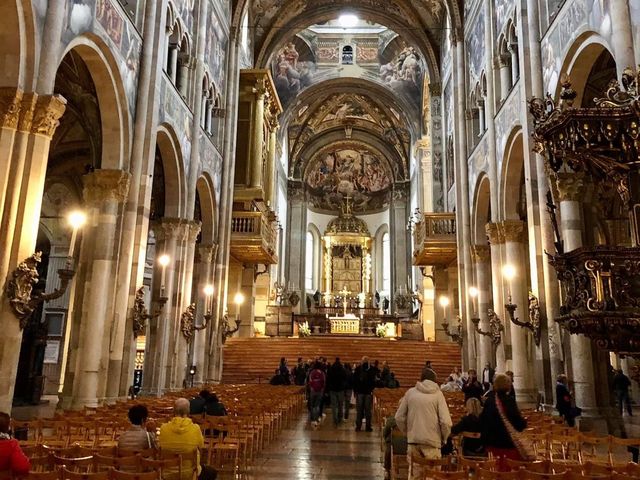 The beautiful Parma Cathedral 🗺️