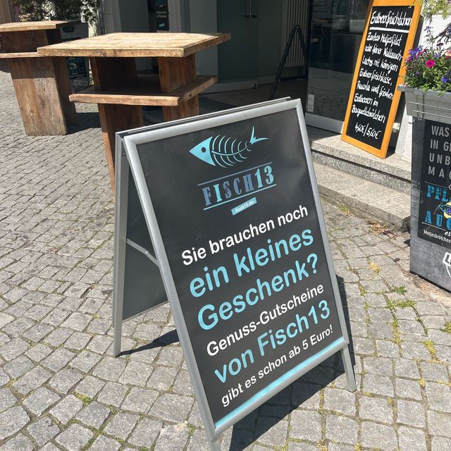 Fisch 13 … Best Seafood shop in Greifswald