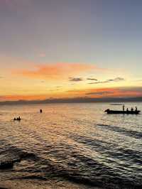 Enjoy sunset in Panagsama beach
