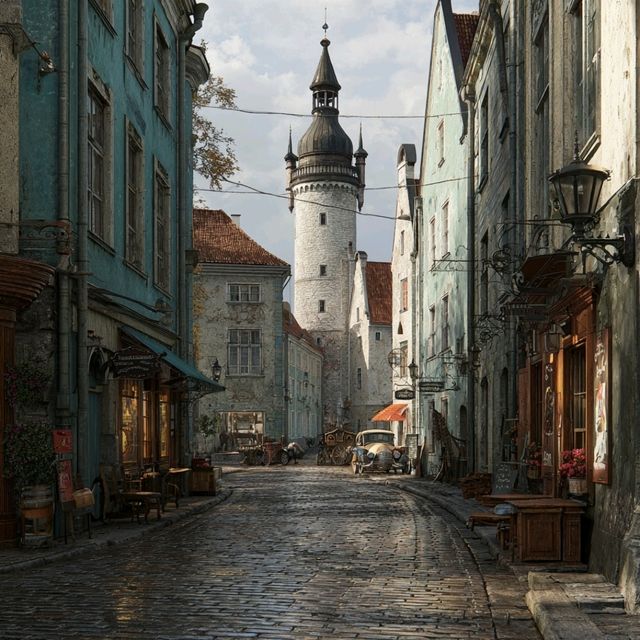 Fairytale Streets of Tallinn: Where Time Stands Still 🕰️✨ Fairytale Streets of Tallinn: Where Time Stands Still 🕰️✨